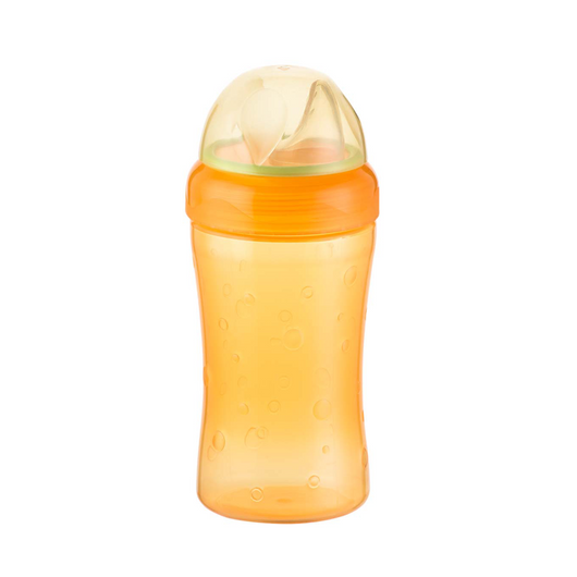 Silicone Spout Training Cup 280ml - Orange