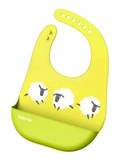 Easy Clean Bib - Lime