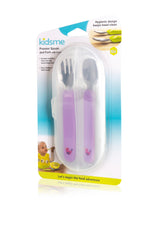 Premier Spoon and Fork with Case - Lavander