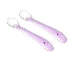 Soft Silicone Spoon (2pcs) - Lavander