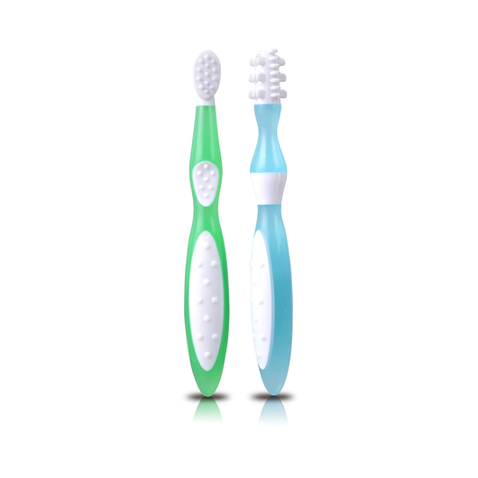 First Toothbrush Set - Blue and Green